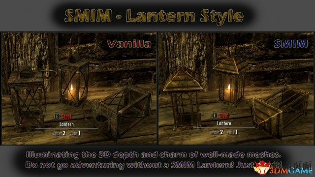 画面党必备！《上古卷轴5》物品高清材质MOD更新